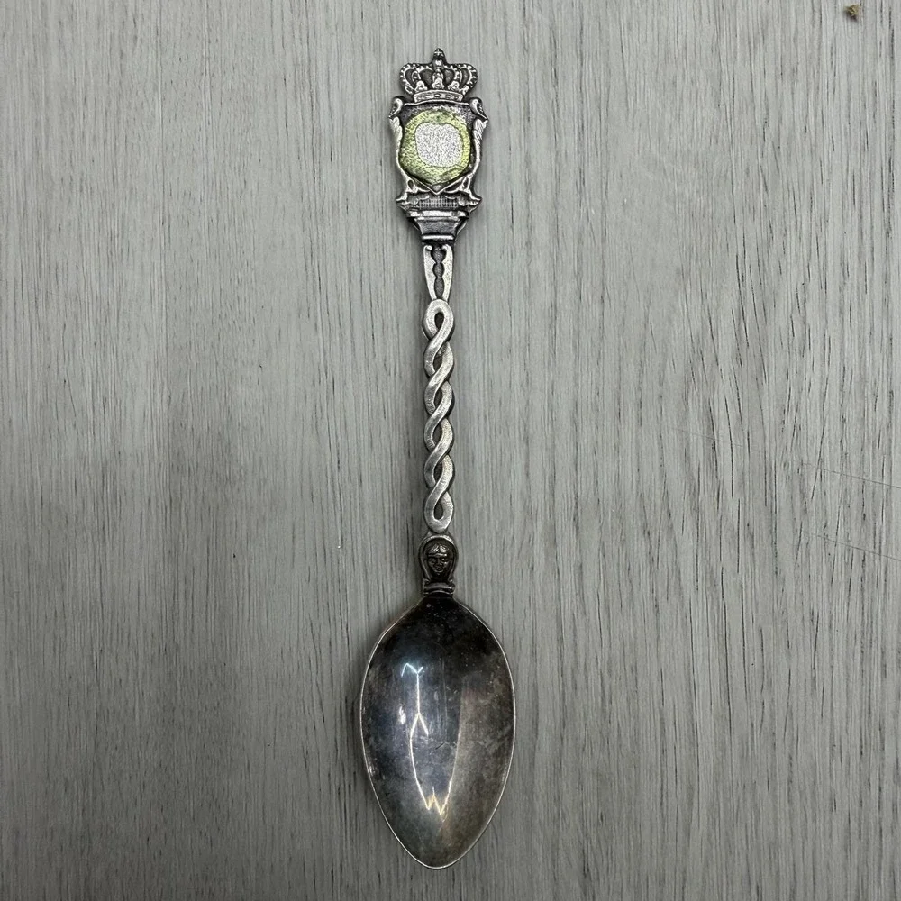 European Crown Coat of Arms Souvenir Spoon EPNS